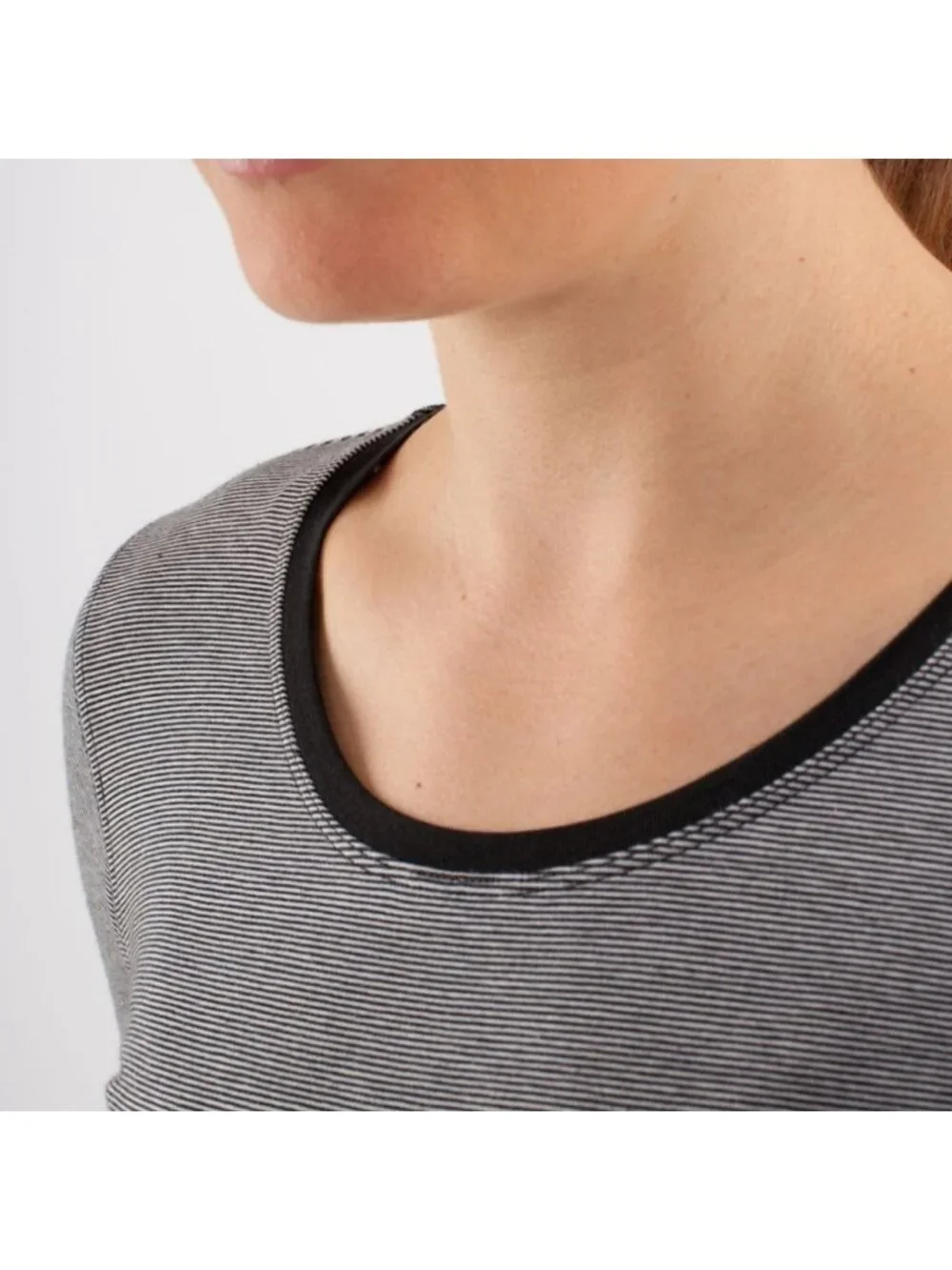 Lululemon Every Yogi Long Sleeve Wee Stripe White Black / Black
